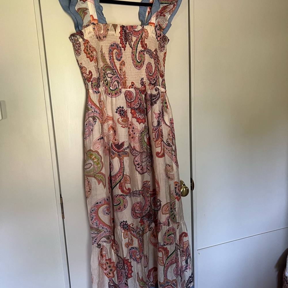 THML Multicolor Paisley Maxi Dress